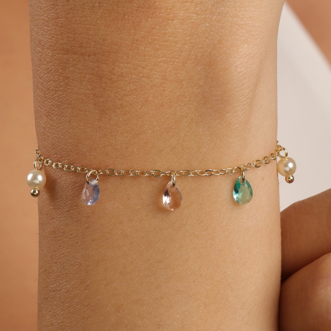 Pulseira Pedras Coloridas - imagem 4